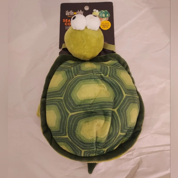 New Thrills & Chills Sea Turtle Costume for Small Animals Costume (Guinea Pig) - Picture 1 of 6